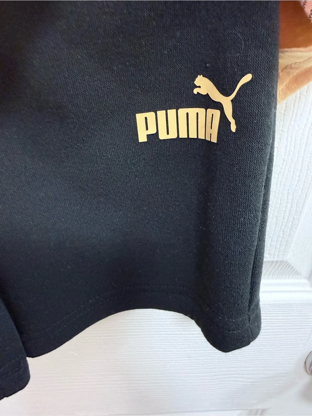 NWT PUMA Tan and Black Short Set, Size 4T - Picture 3 of 4